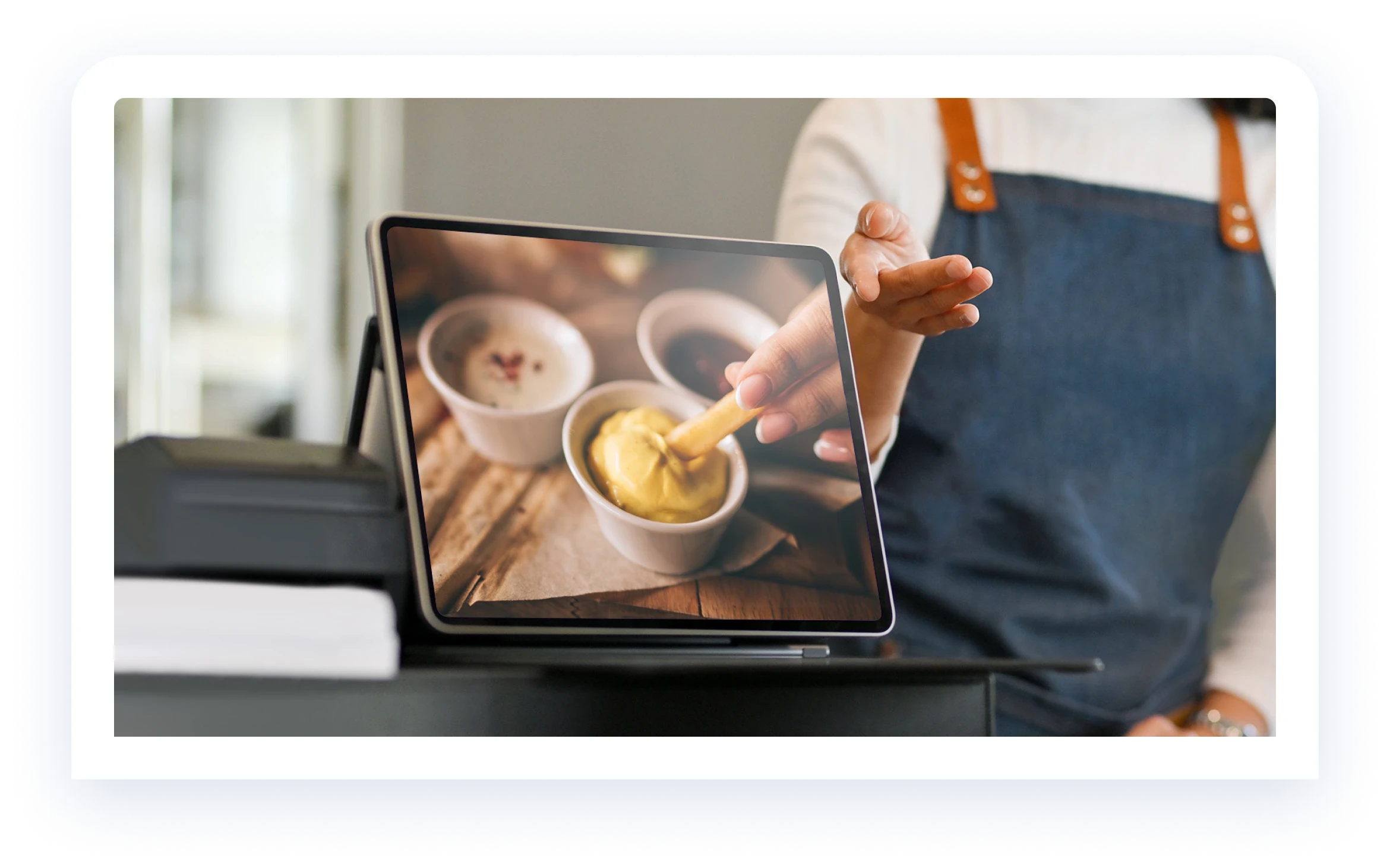 реклама на дисплее покупателя